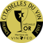 Médaille d'or Citadelles du Vin 2017